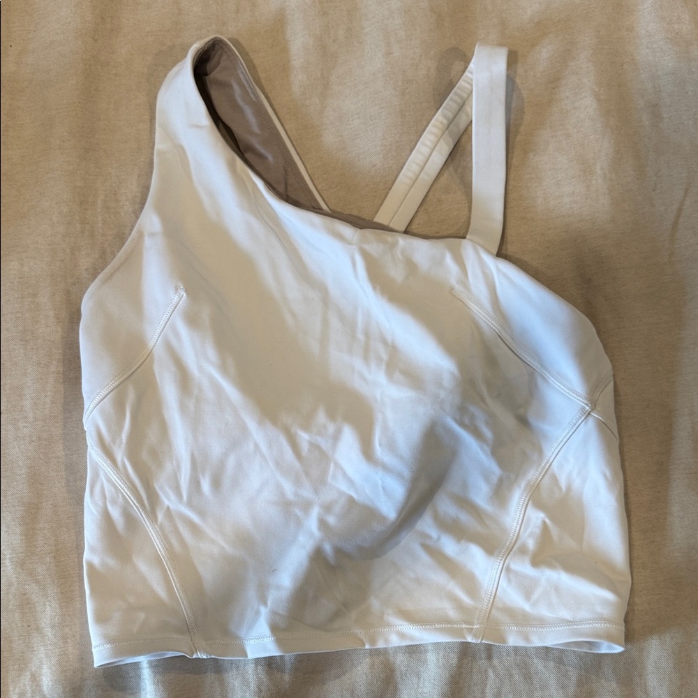 Lululemon Women's White Fitted Crop